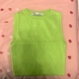 Zara size small green